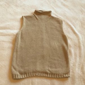 EUC KAREN LESSLY High Neck Sleeveless Sweater